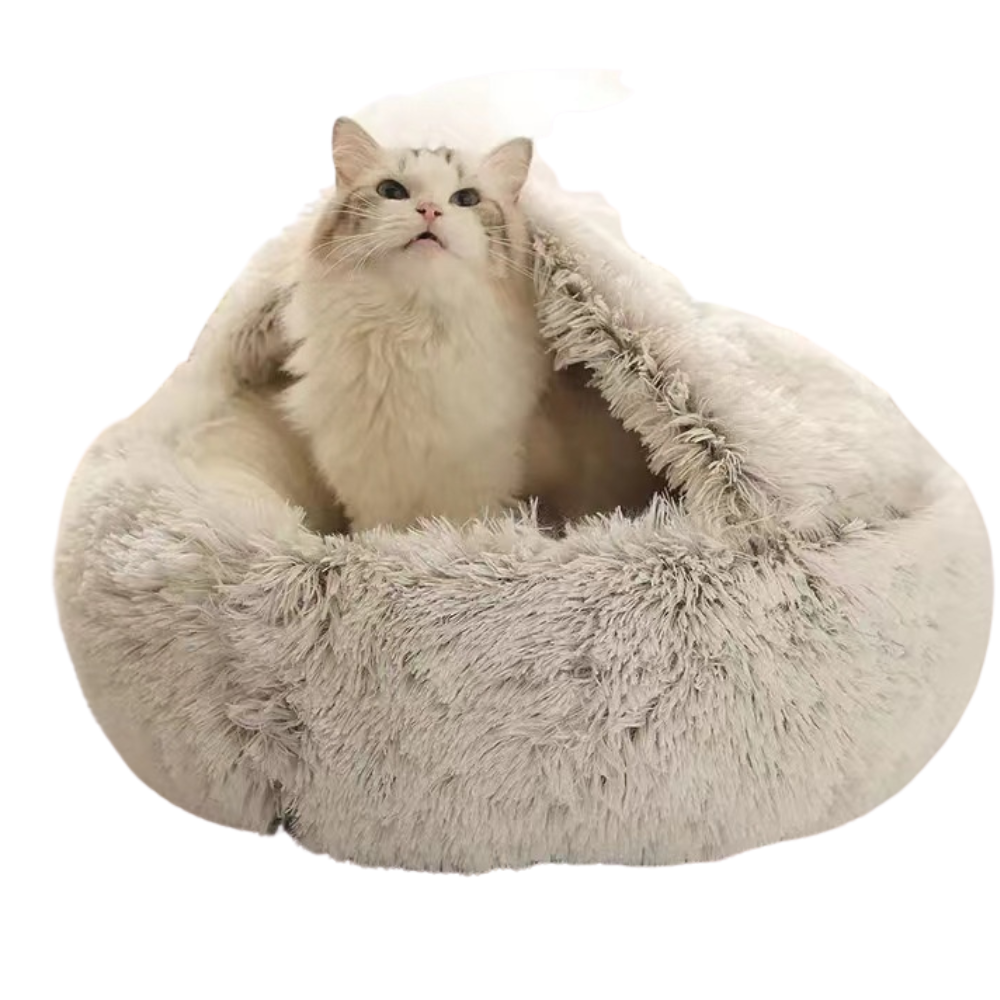 Warm Plush Round Pet Bed