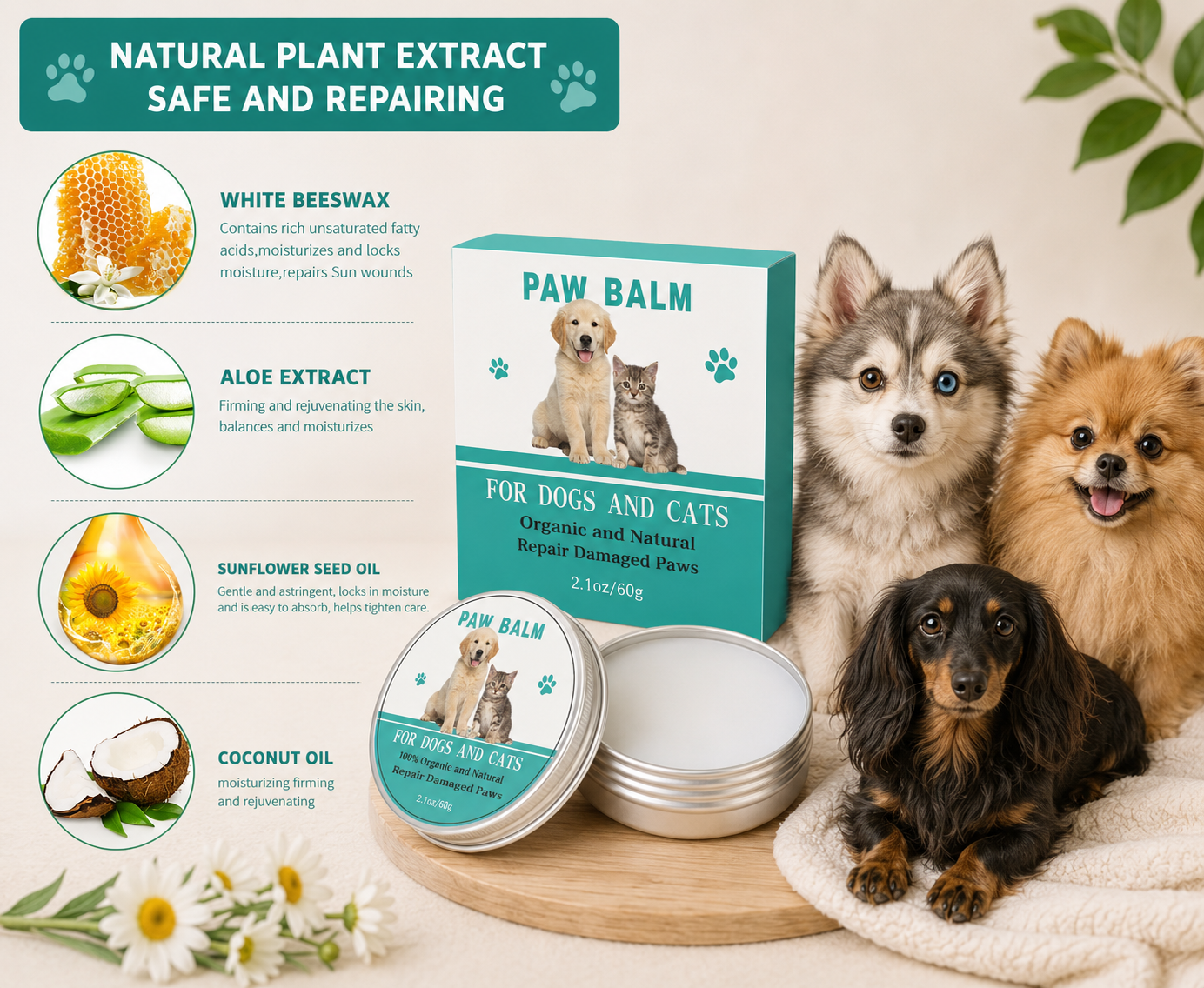 Pet Paw and Nose Balm