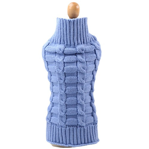 Twisted Rope Knit Pet Sweater